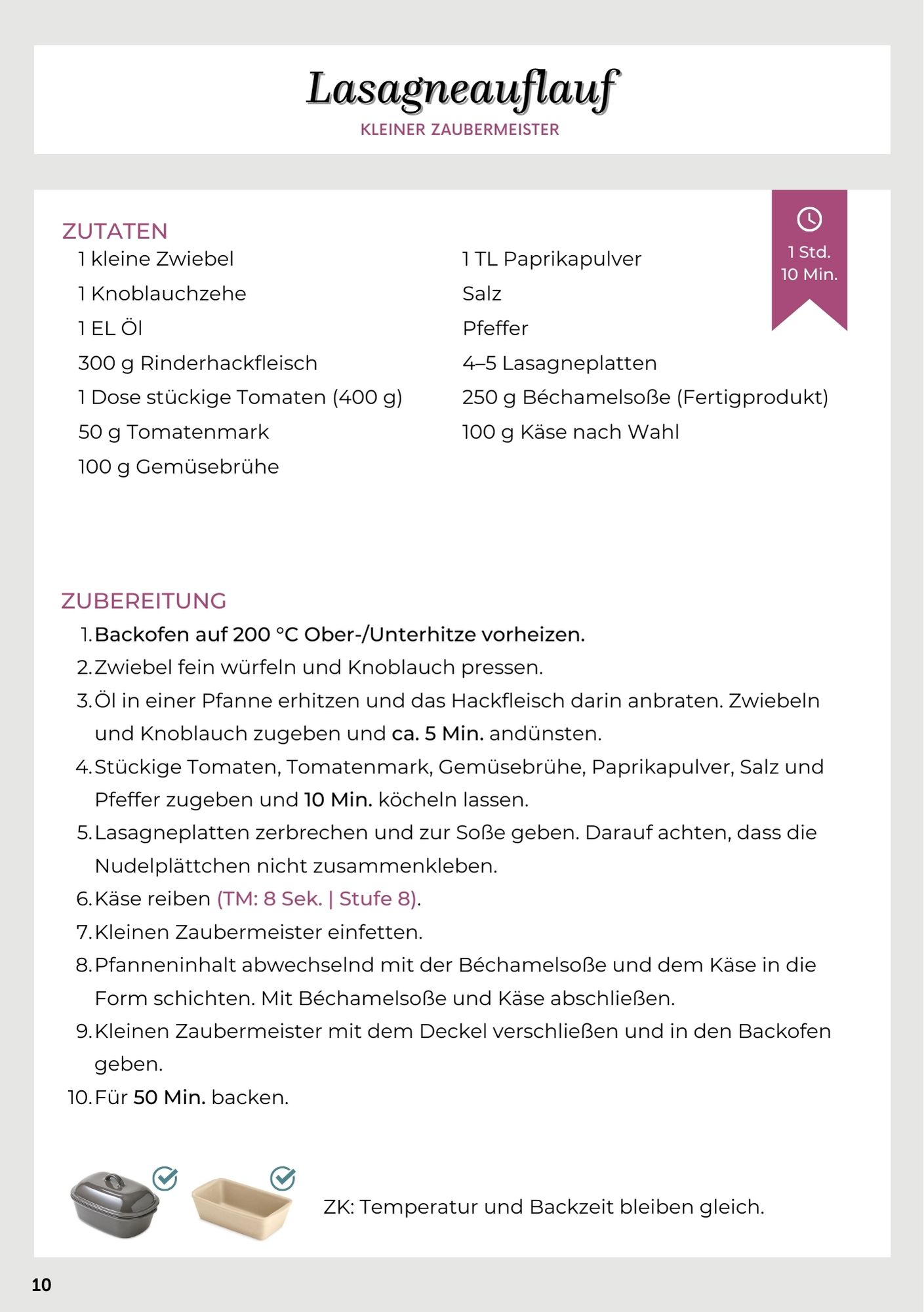 Kleiner Zaubermeister & Zauberkasten (Kastenformen) - Lieblingsrezepte