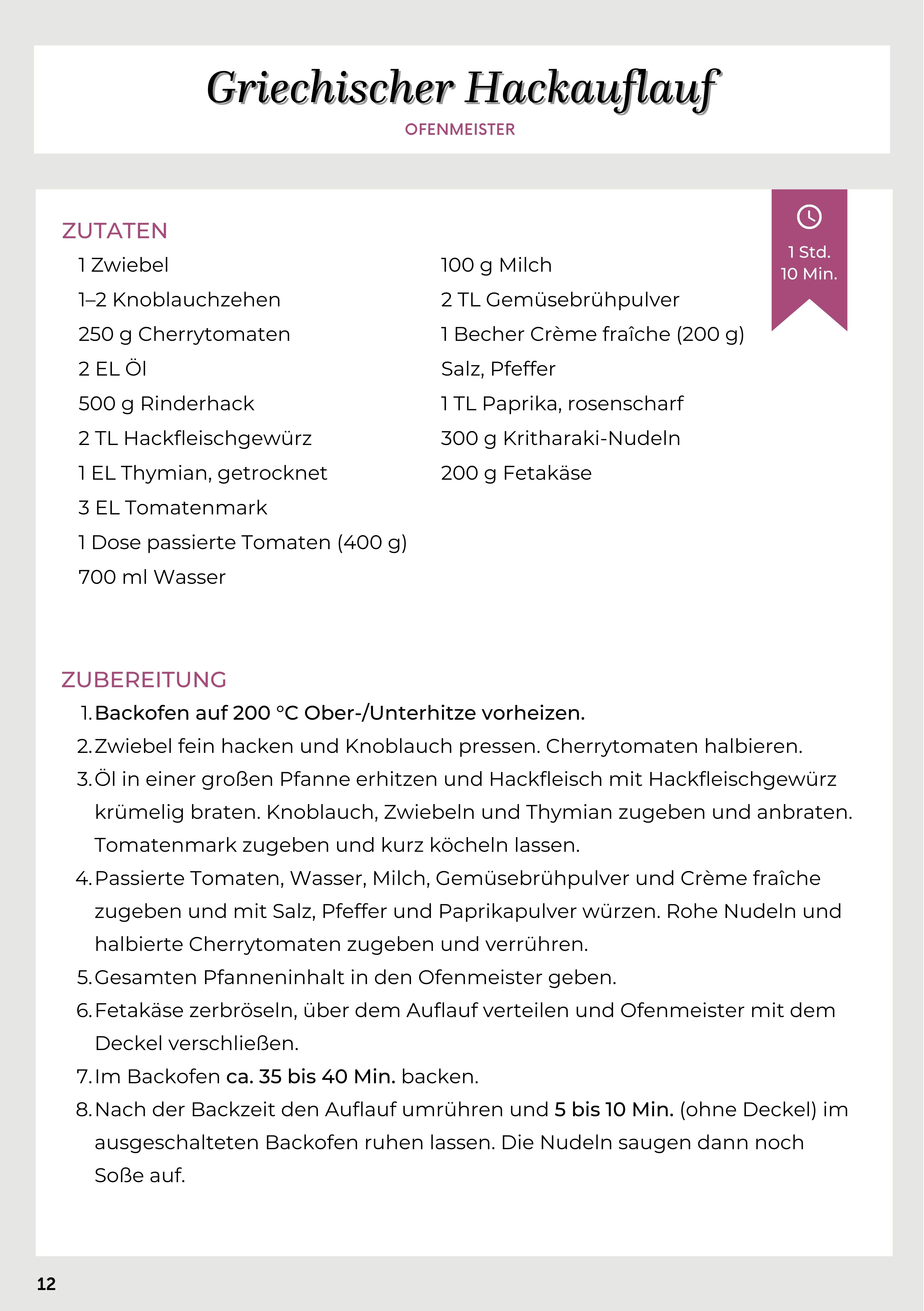 Ofenmeister (Brotback- und Schmortopf) - Lieblingsrezepte