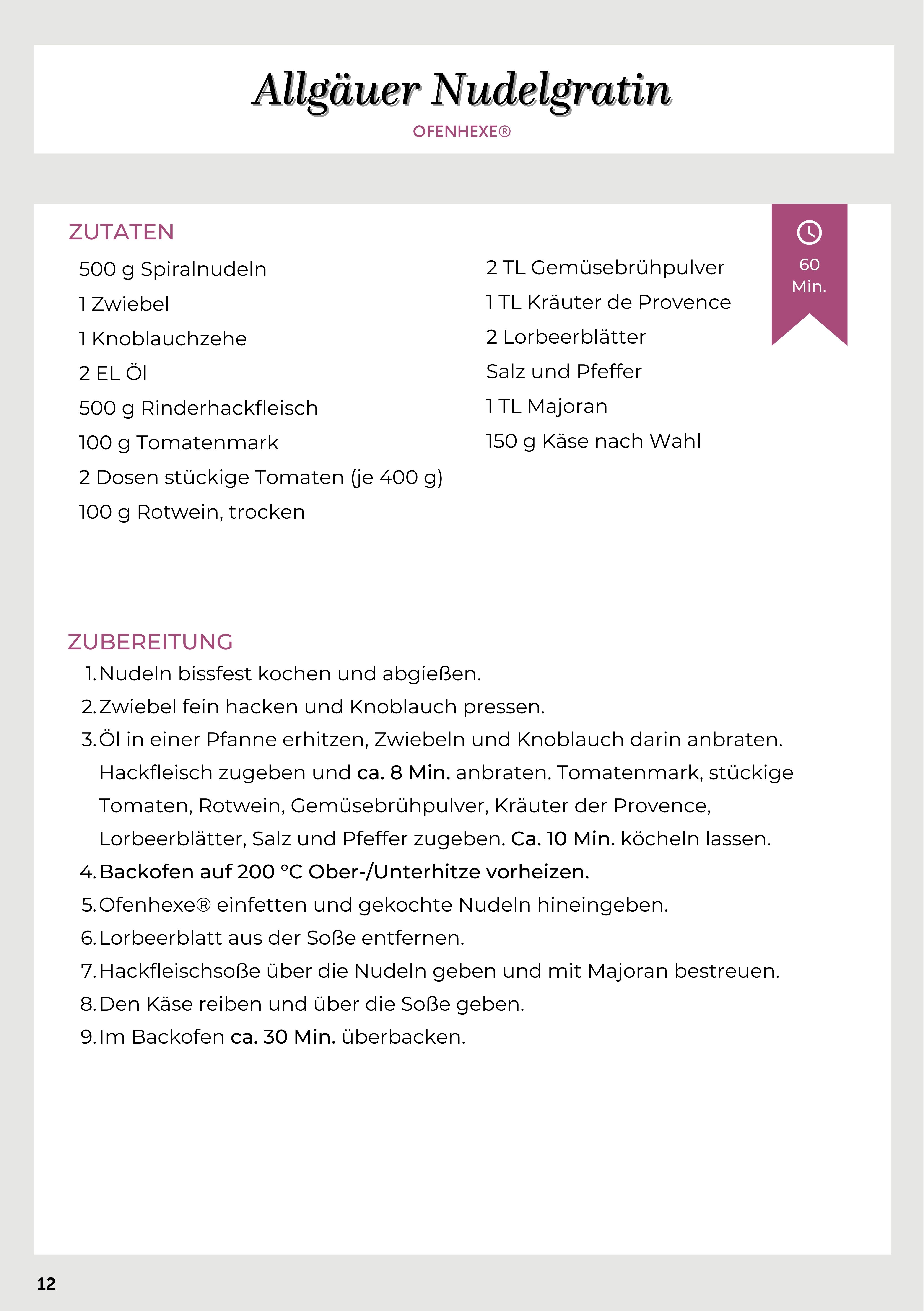 Ofenhexe® (Auflaufform) - Lieblingsrezepte