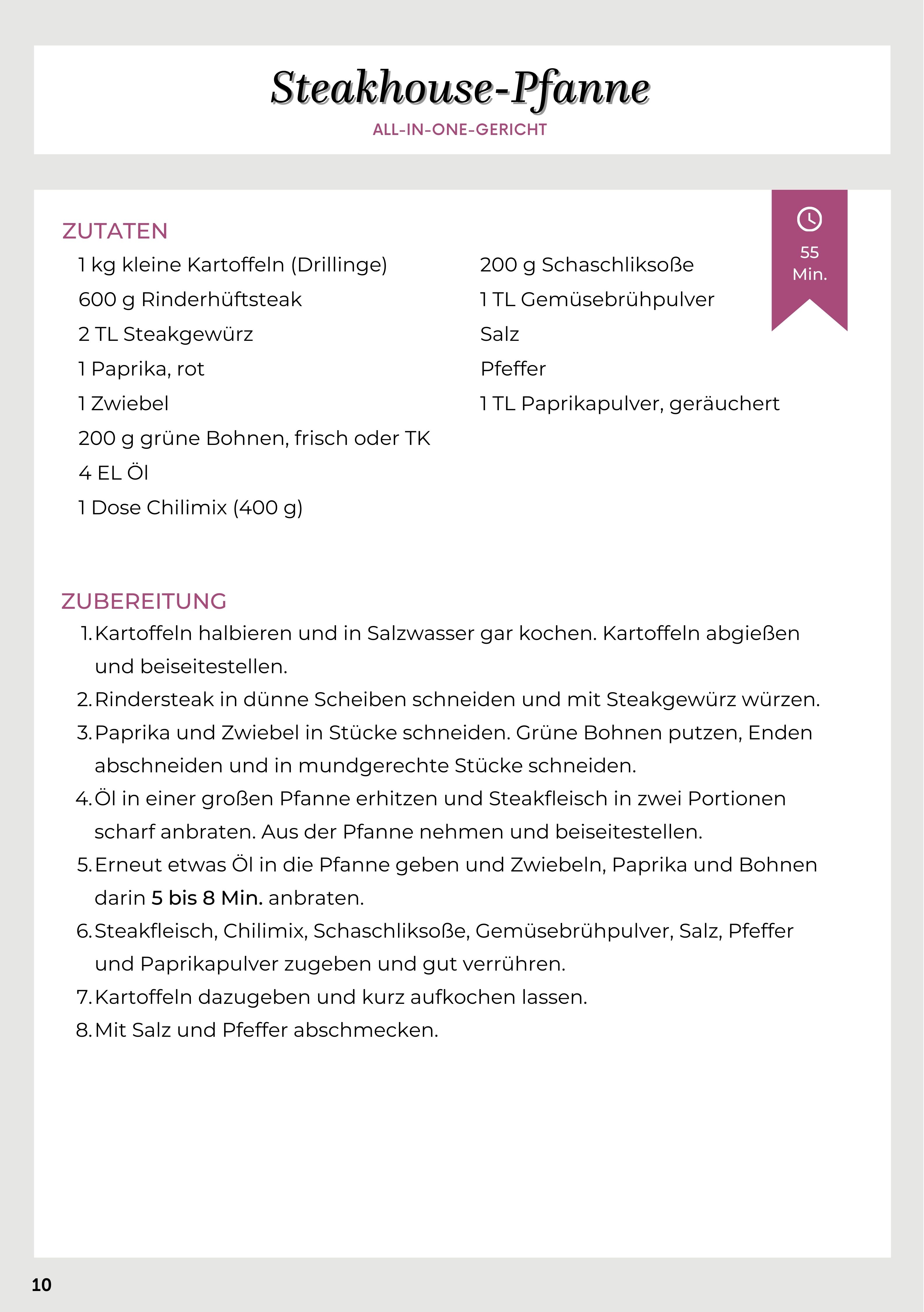 Pfannengerichte - Einfach und Lecker
