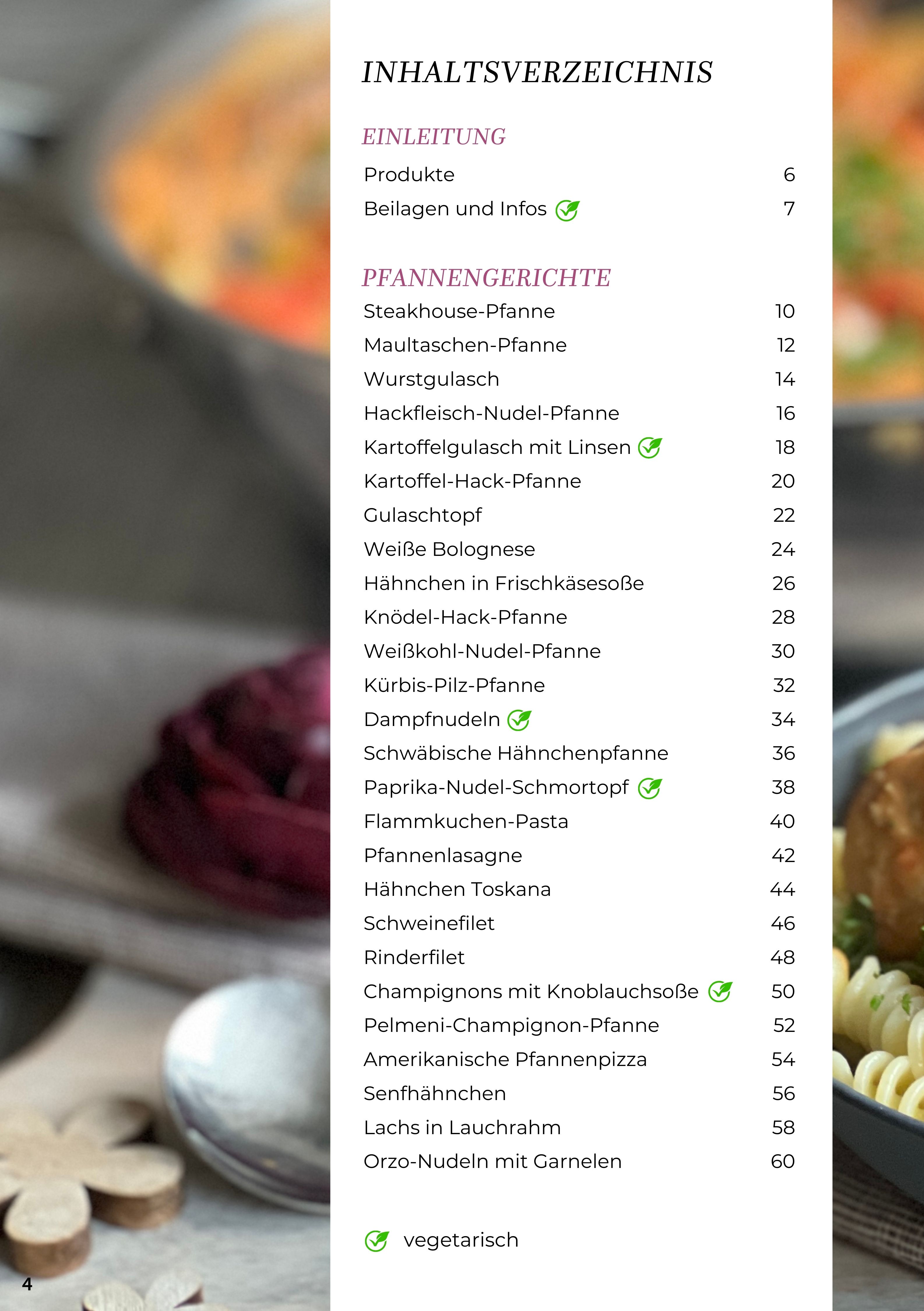 Pfannengerichte - Einfach und Lecker