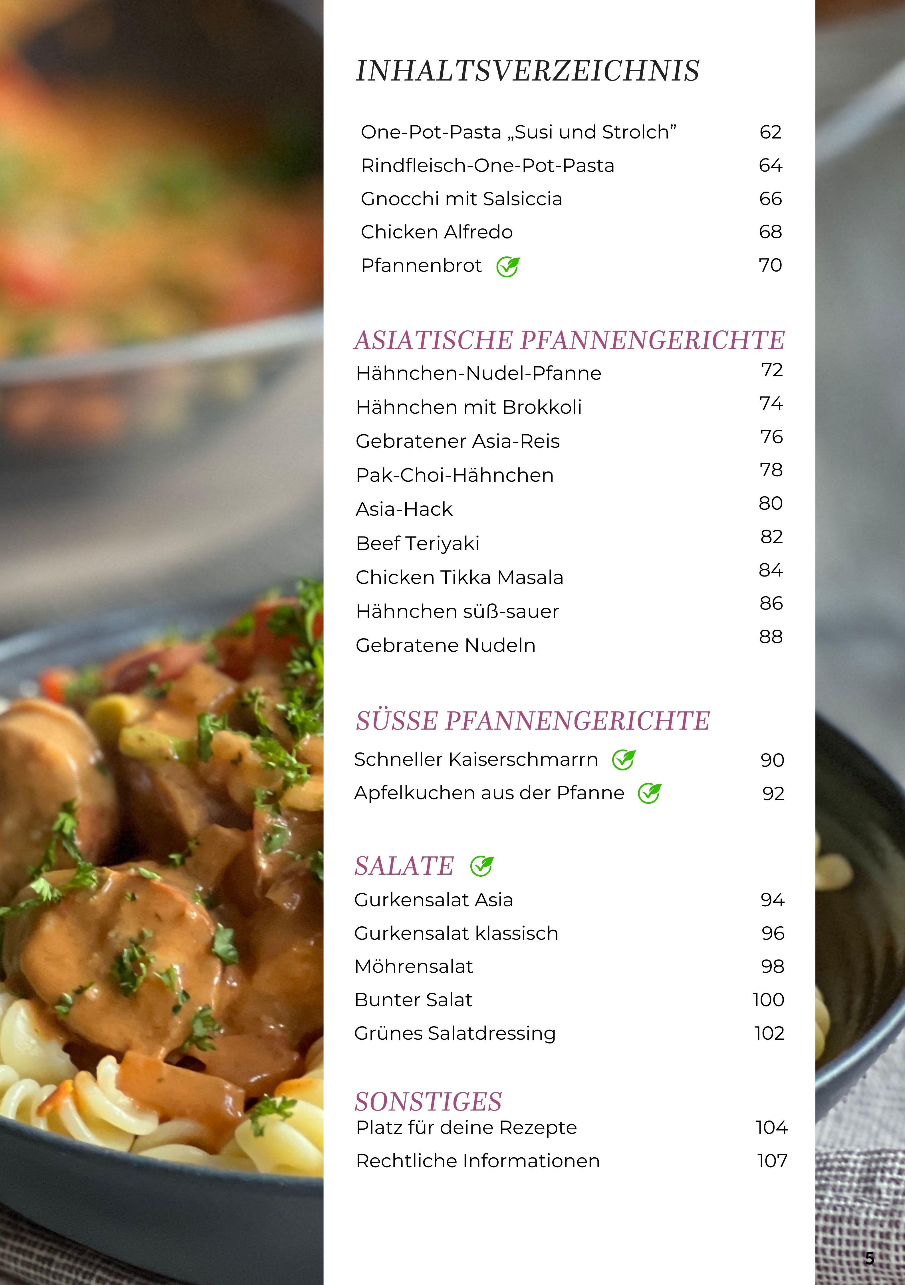 Pfannengerichte - Einfach und Lecker